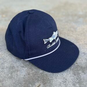 Burlebo Camo Fish Cap - Navy Ripstop